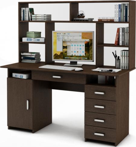 Письменный стол Нео-7Я с надстройкой вариант 2