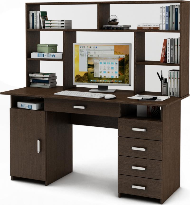 Письменный стол Нео-7Я с надстройкой вариант 3