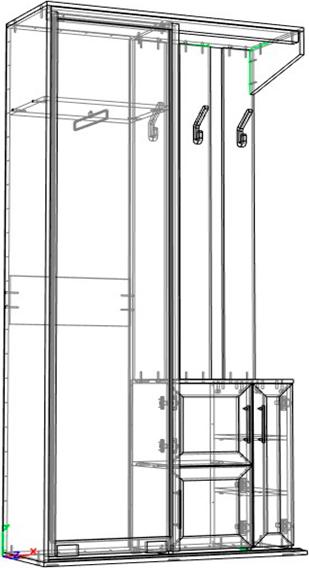 Прихожая Арнем-4 вариант 3