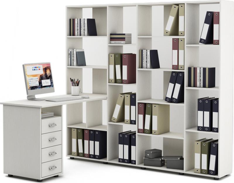 Стол-стеллаж Женева-5 вариант 1