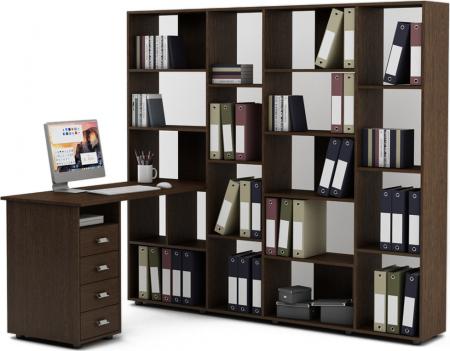 Стол-стеллаж Женева-5 вариант 1