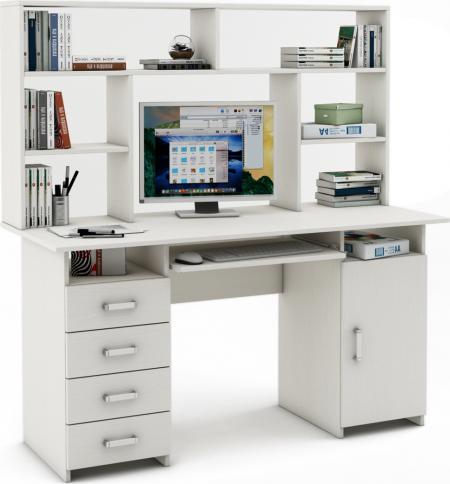 Письменный стол Нео-8К с надстройкой вариант 1