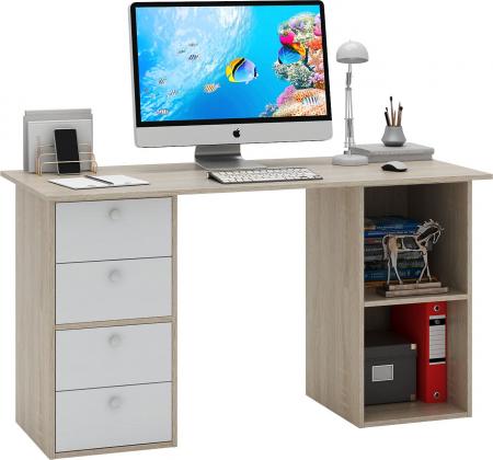 Стол двухтумбовый Прайм-63 вариант 4