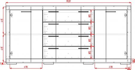 Комод Омега-7 вариант 1