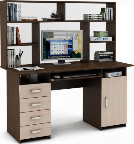 Письменный стол Нео-8К с надстройкой вариант 3