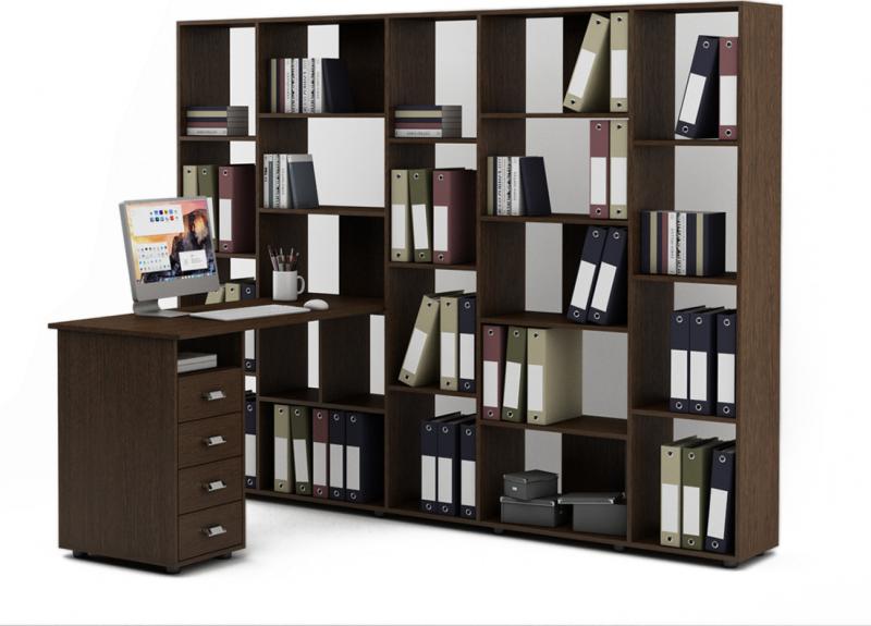 Стол-стеллаж Женева-6 вариант 2