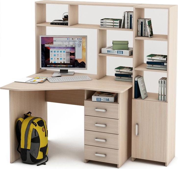 Уголок школьника Нео-19 с надстройкой вариант 1