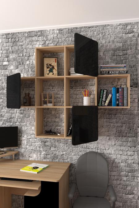 Полка для книг Лайн-4 вариант 3