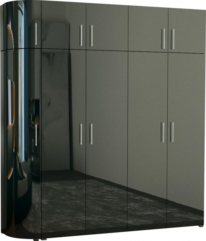 Радиусный шкаф Алексa-10 вариант 2