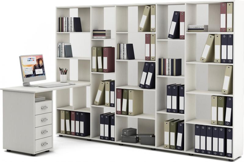 Стол-стеллаж Женева-7 вариант 1