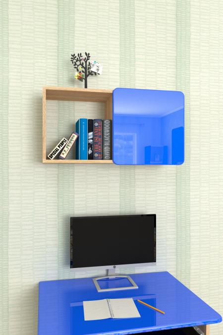 Полка для книг Лайн-1 вариант 4