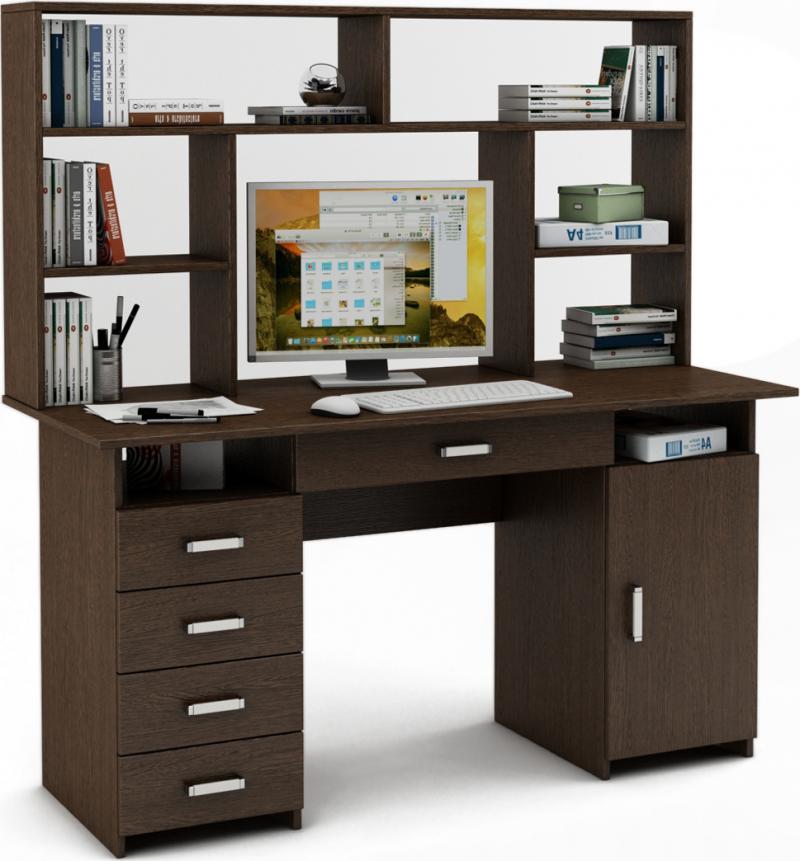 Письменный стол Нео-8Я с надстройкой вариант 3