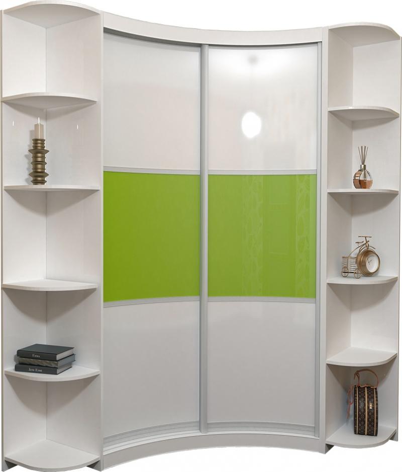 Радиусный шкаф-купе Лайн-20 купить в Москве по цене 63 975 р ...