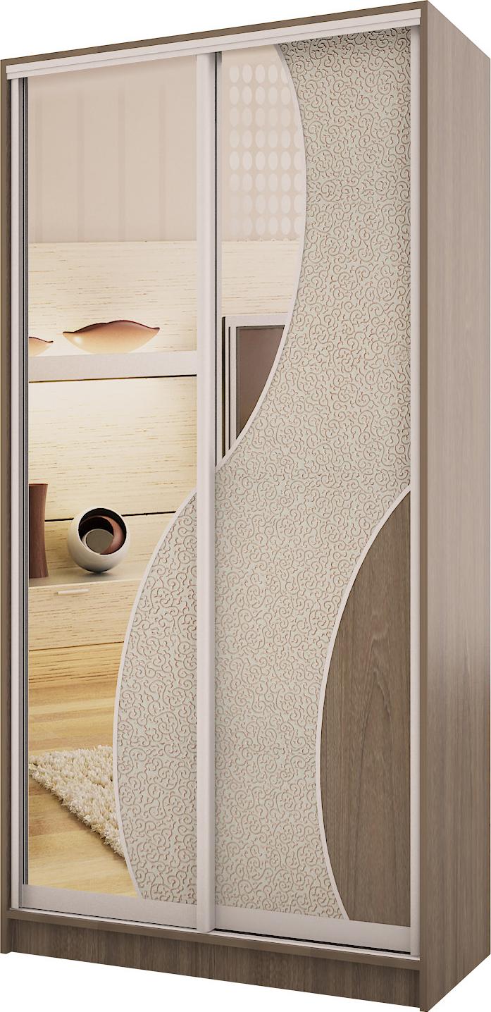 Шкаф-купе Лидл-2 Кожа вариант 1