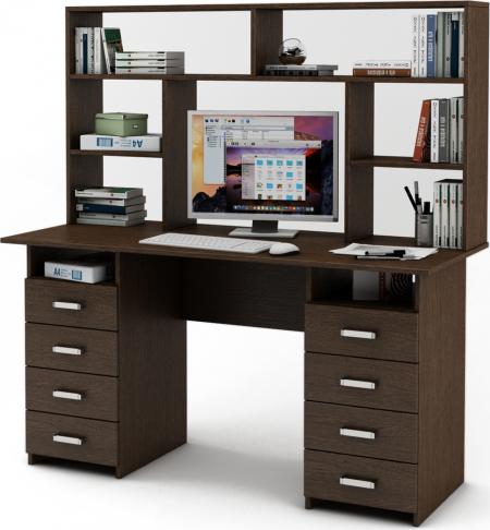 Письменный стол Нео-9 с надстройкой вариант 2