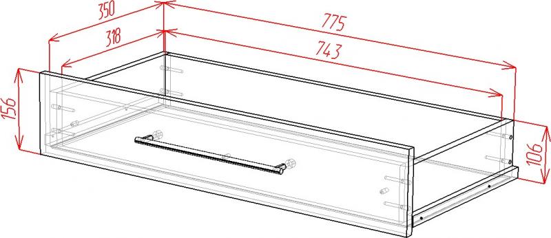 Комод Омега-1-F вариант 13