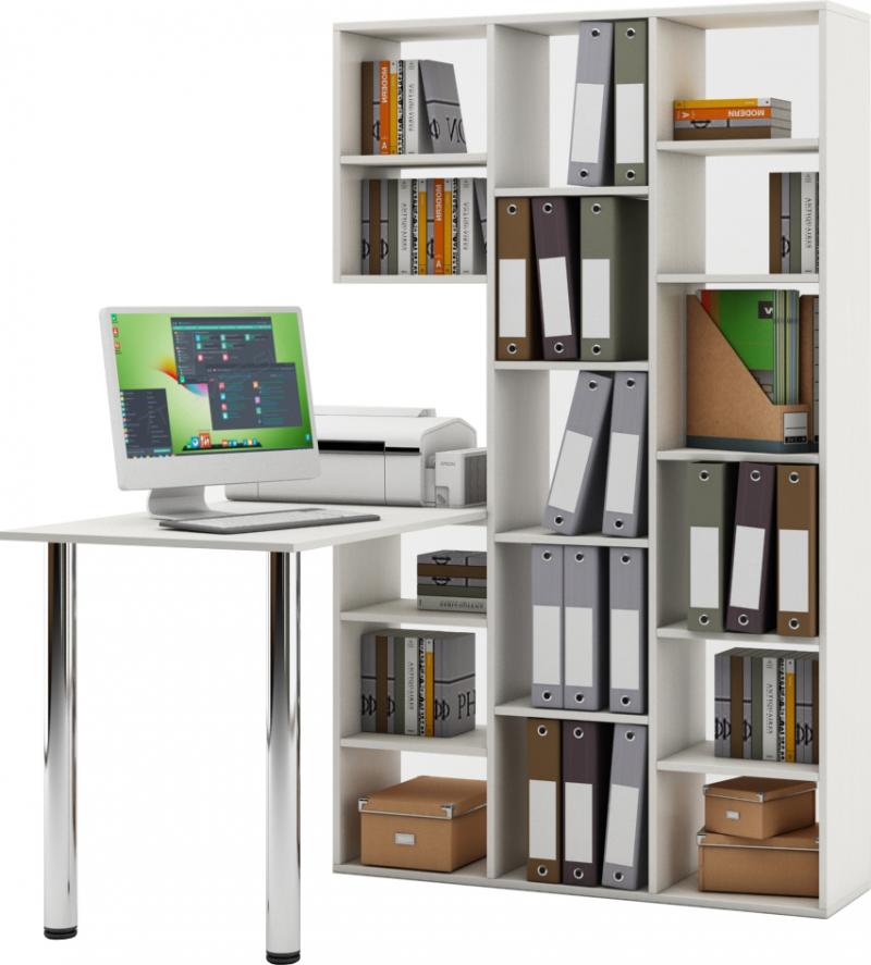 Стол-стеллаж Мира-16 вариант 3