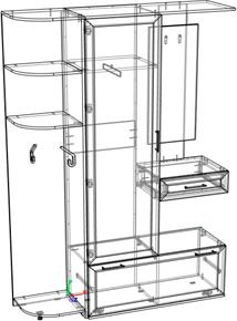 Прихожая Арнем-7 вариант 3
