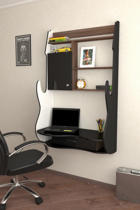 Навесной компьютерный стол Лайн-1 вариант 2