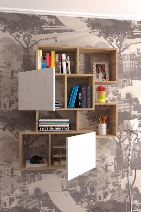 Полка для книг Лайн-10 вариант 1