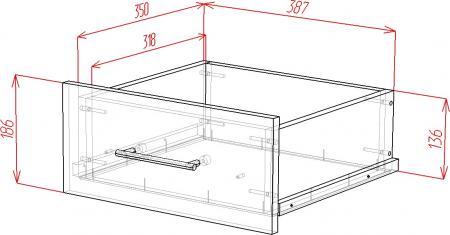 Комод Омега-16 вариант 3