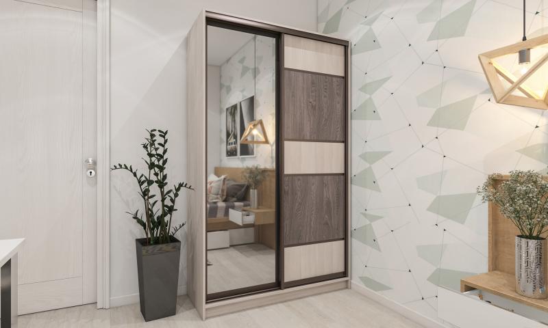 Шкаф-купе Лофт-13 вариант 1