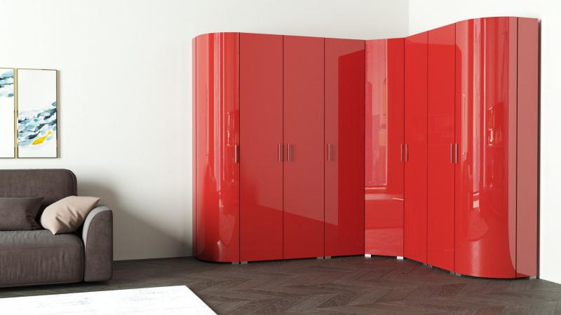 Радиусный шкаф Алексa-22 вариант 1