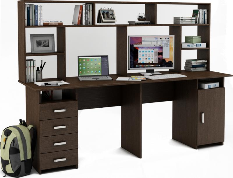 Письменный стол Нео-14 с надстройкой вариант 3