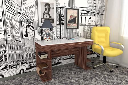 Письменный стол Лайн-32 вариант 1