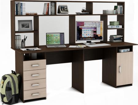 Письменный стол Нео-14 с надстройкой вариант 3