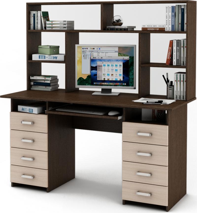 Письменный стол Нео-9К с надстройкой вариант 4