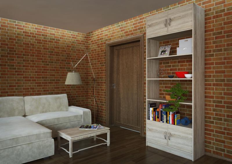 Стеллаж в комплекте Либерти-52 вариант 5