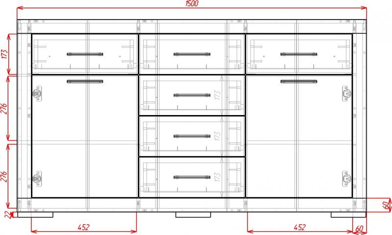 Комод Омега-15-М вариант 3