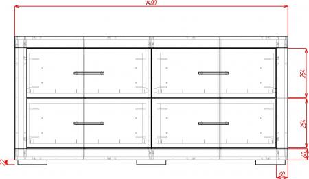 Комод Омега-20 вариант 1