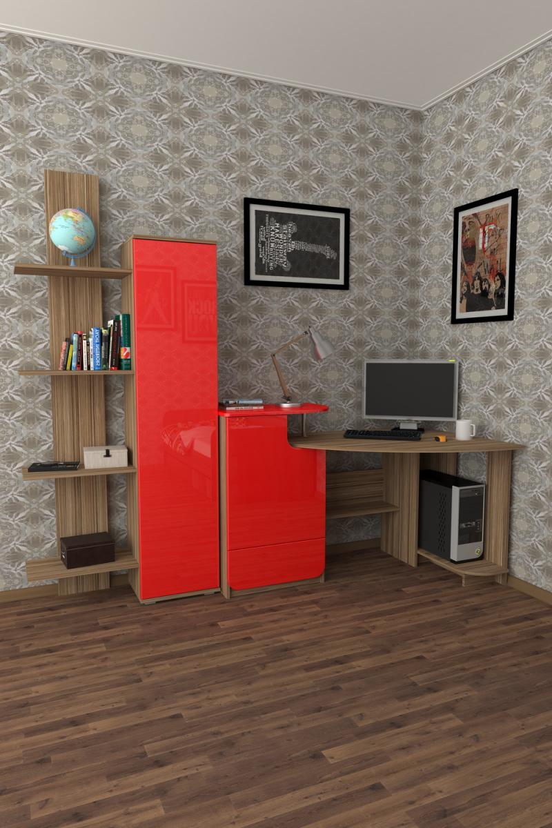 Компьютерный стол Лайн-43 вариант 5