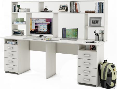 Письменный стол Нео-15 с надстройкой вариант 1