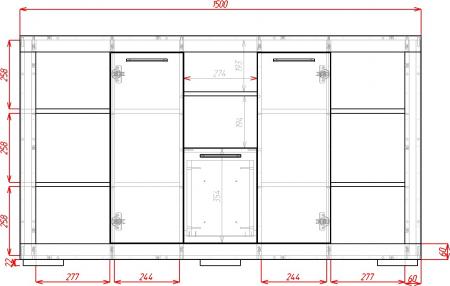 Комод Омега-18 вариант 1