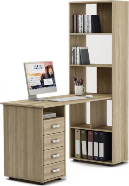 Стол-стеллаж Женева-1 вариант 2