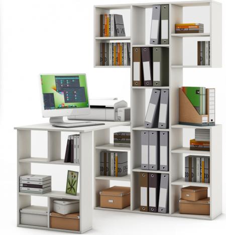 Стол-стеллаж Мира-35 вариант 2