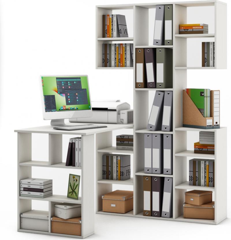 Стол-стеллаж Мира-35 вариант 3