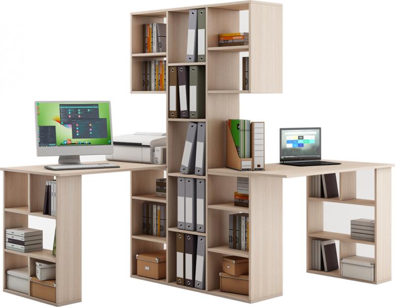 Стол-стеллаж Мира-355 вариант 1