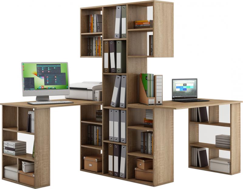 Стол-стеллаж Мира-355 вариант 2