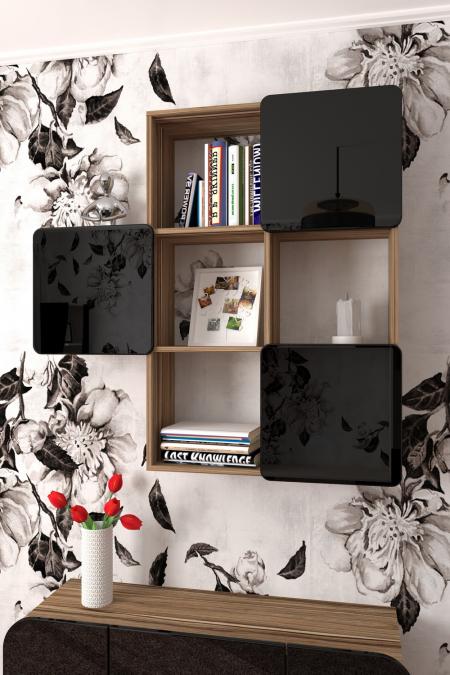 Полка для книг Лайн-3 вариант 4