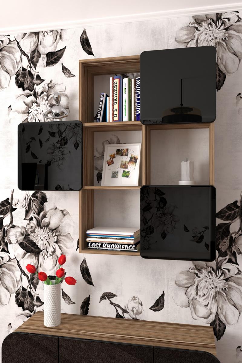 Полка для книг Лайн-3 вариант 5