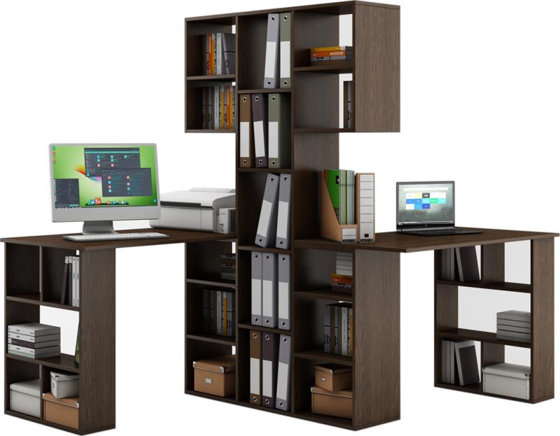 Стол-стеллаж Мира-355 вариант 4