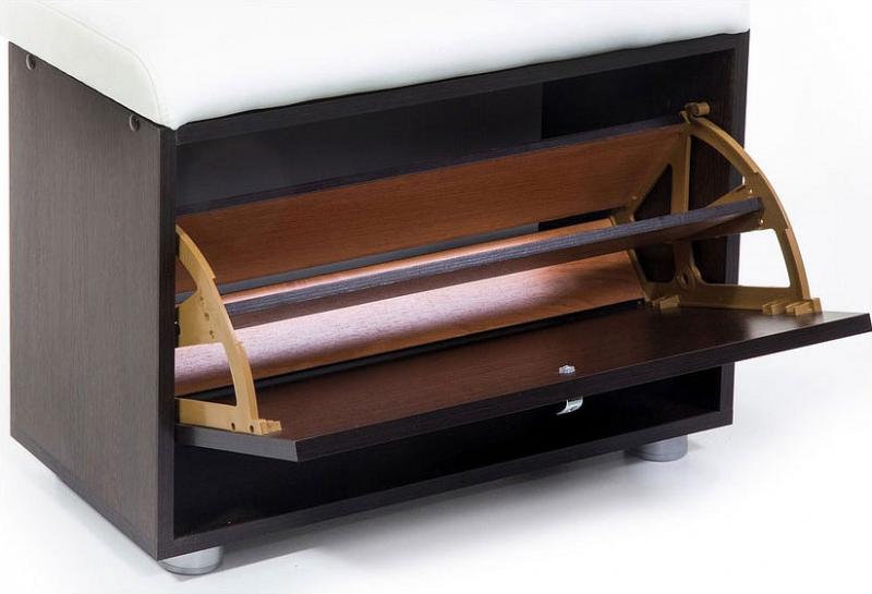 Обувница с сиденьем Колор вариант 77