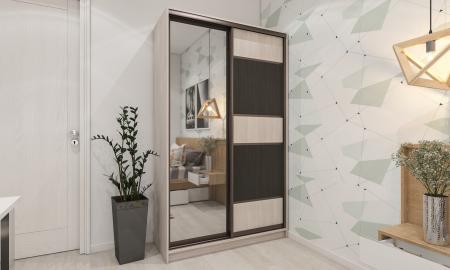 Шкаф-купе Лофт-13 вариант 1