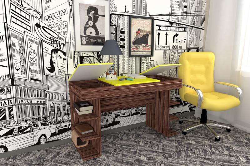 Письменный стол Лайн-32 вариант 3