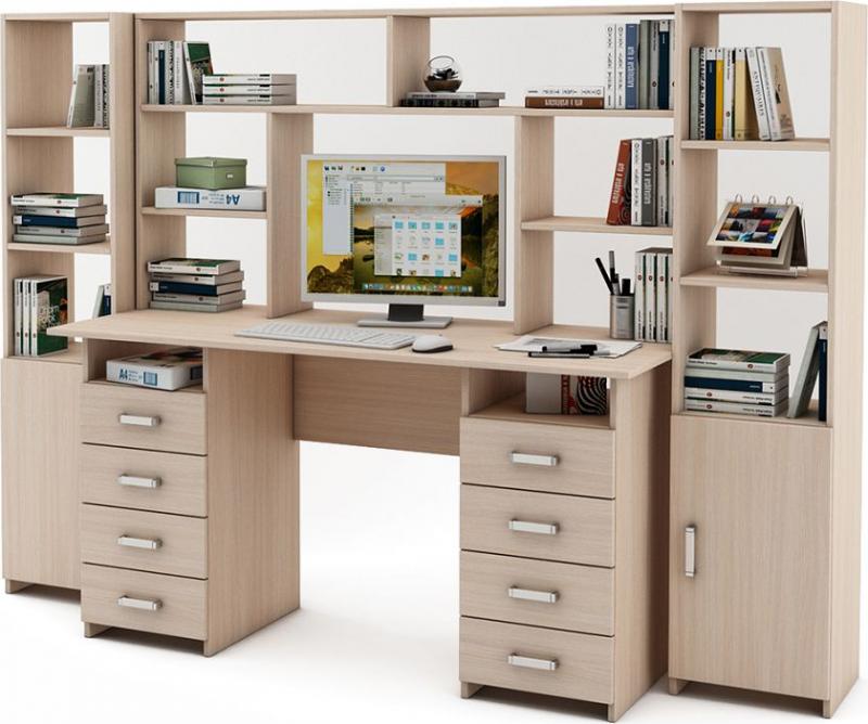 Уголок школьника Нео-9 с надстройкой вариант 1