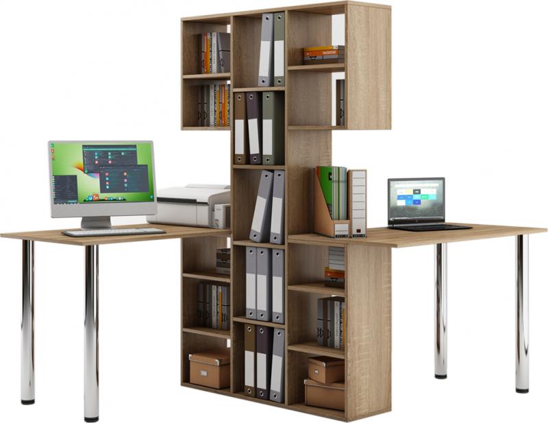 Стол-стеллаж Мира-366 вариант 2